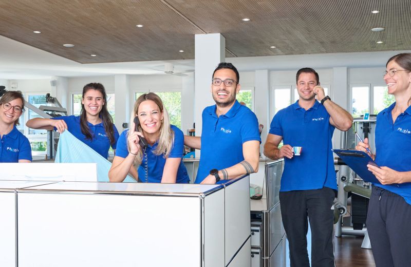 Das Team von Physioline
